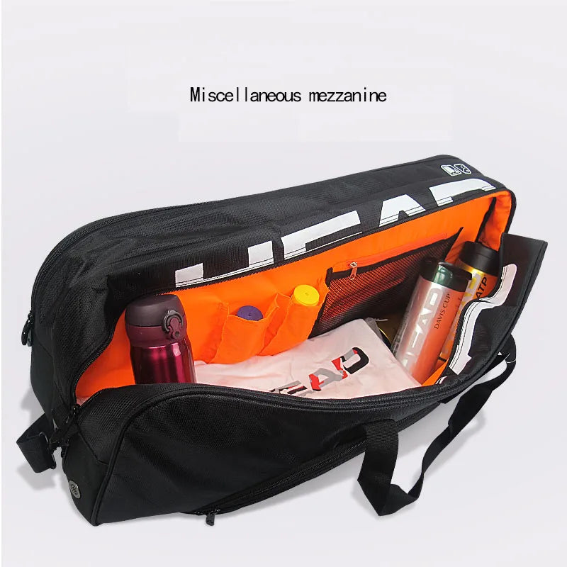 NNEOBA Tennis Badminton Racket Backpack Black