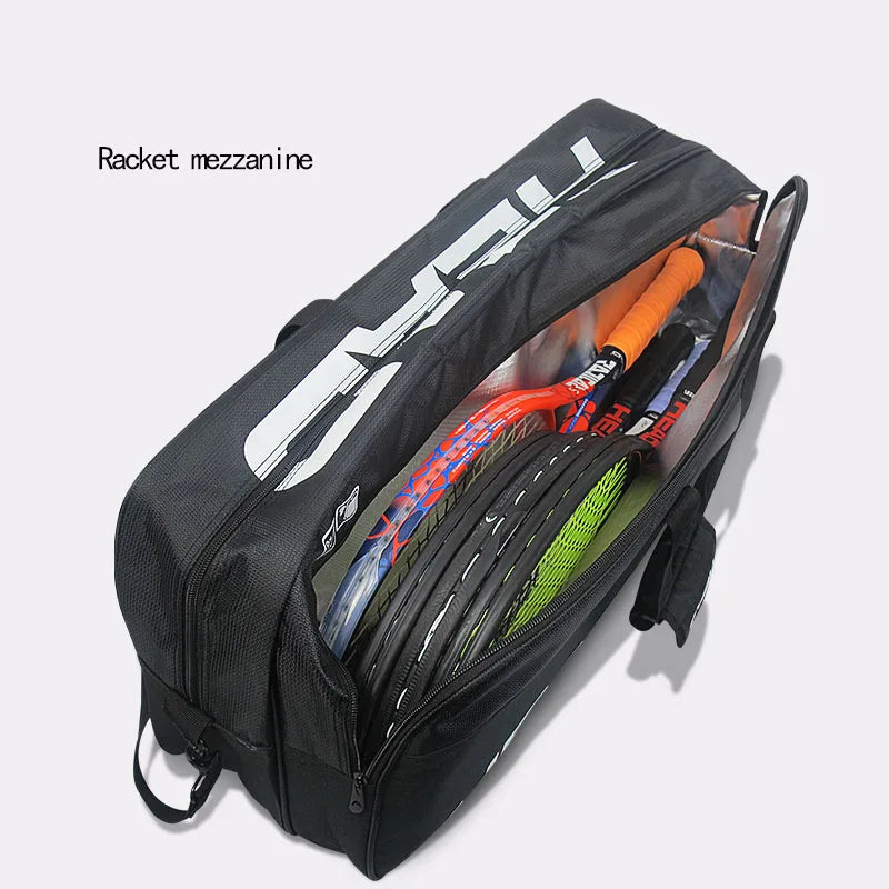 NNEOBA Tennis Badminton Racket Backpack Black